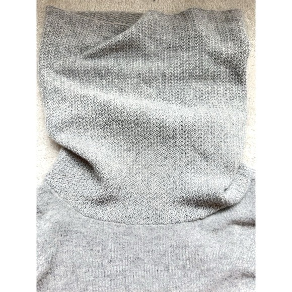 KENAR 100% Cashmere Women's Cowl Neck Sweater Gray Size M - Picture 5 of 12